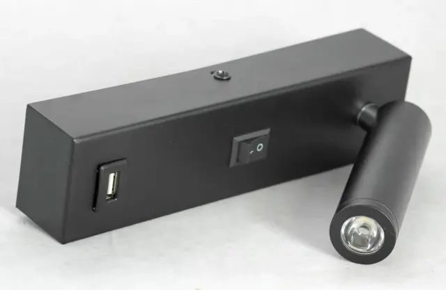 Бра Lussole LSP-8242 КОЗИ — черный, ракурс 4