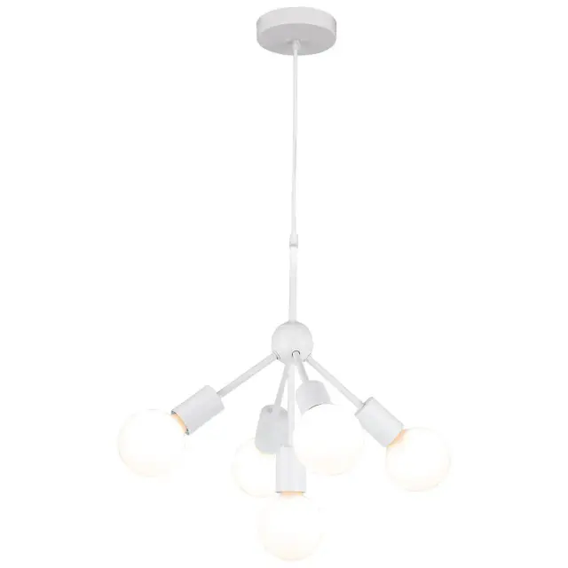 Люстра Lussole LSP-8268 КЕННЕР — белый