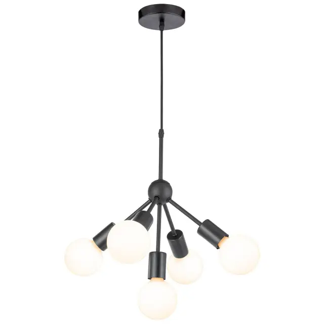 Люстра Lussole LSP-8271 КЕННЕР — черный