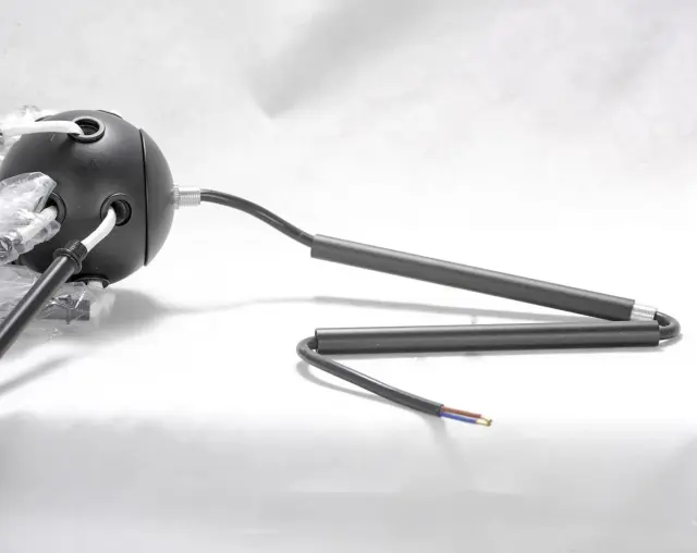Люстра Lussole LSP-8272 КЕННЕР — черный, ракурс 3