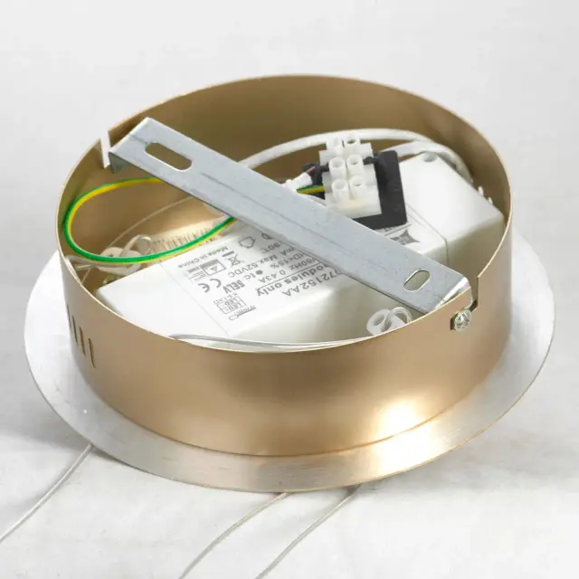 Светильник Lussole LSP-8348 ИНГЕРСОЛЛ — золотой, ракурс 4