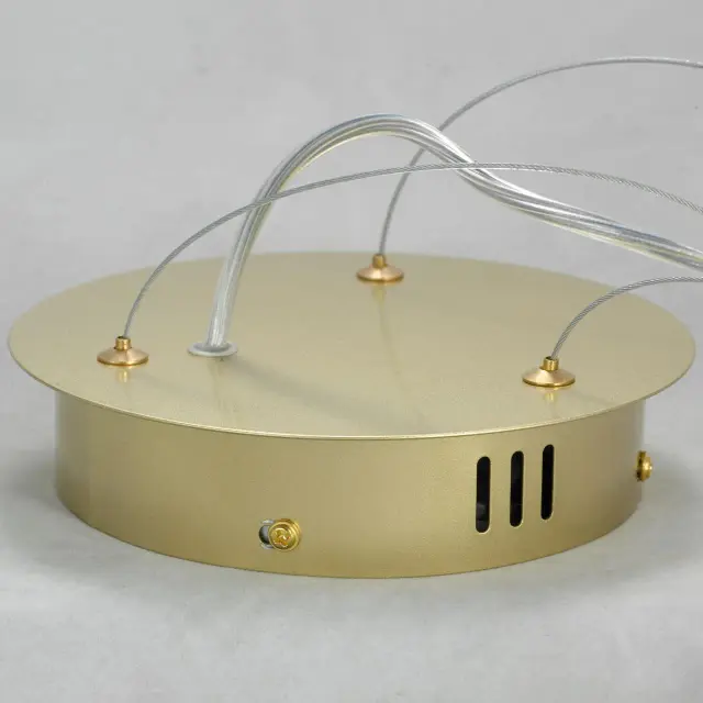 Люстра Lussole LSP-8366 РИВЕР — золотой, ракурс 4