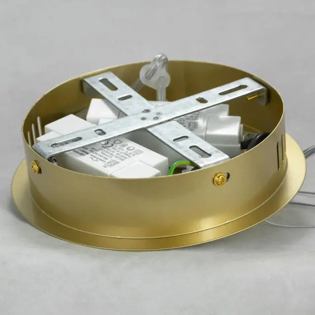 Люстра Lussole LSP-8367 РИВЕР — золотой, ракурс 5