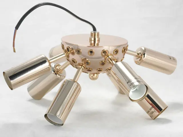 Люстра Lussole LSP-8386 ШЕЛБИ — бронза, ракурс 3