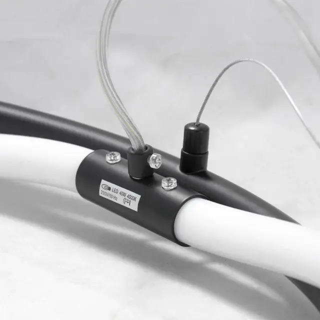 Люстра Lussole LSP-8391 РИВЕР — черный, ракурс 3