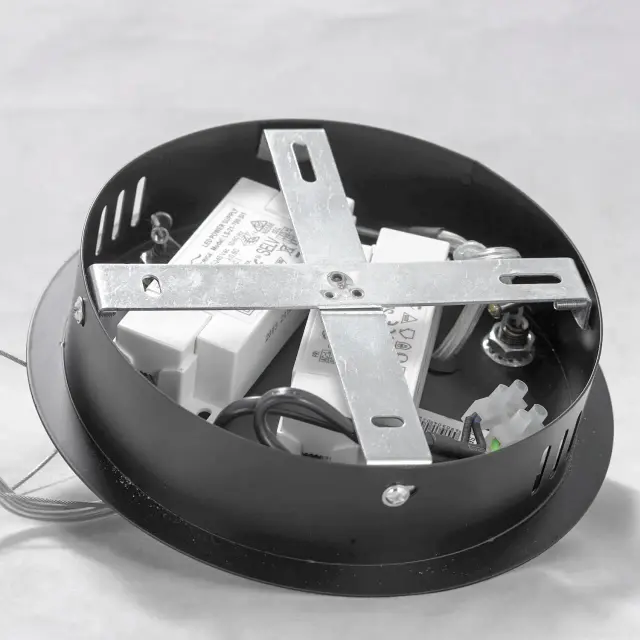 Люстра Lussole LSP-8391 РИВЕР — черный, ракурс 5