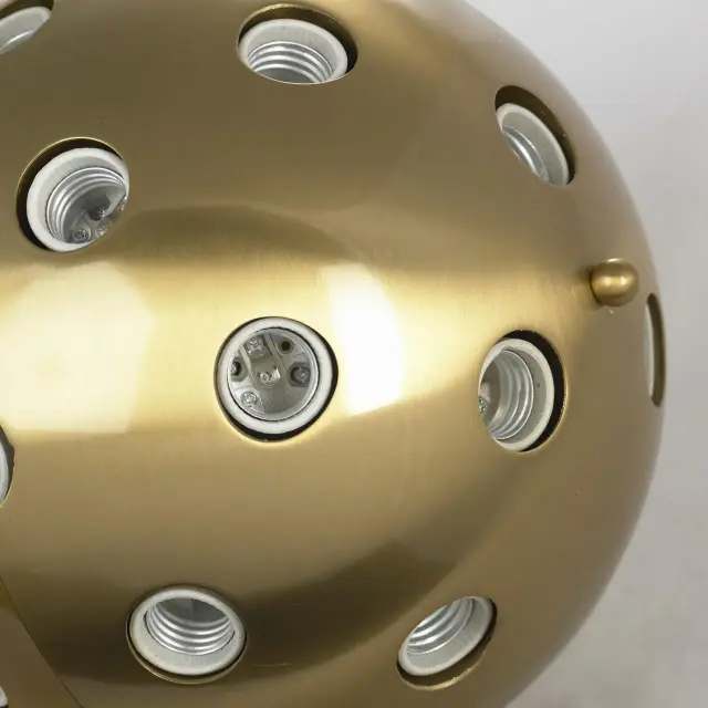 Люстра Lussole LSP-8405 ХАЙНЕС — золотой, ракурс 2
