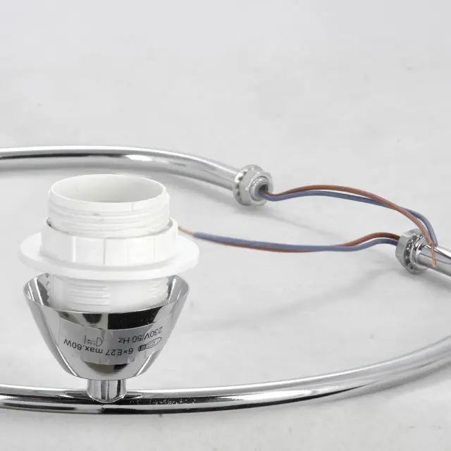 Люстра Lussole LSP-8415 КУЛМАН — хром, ракурс 2