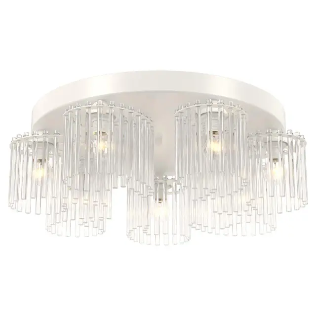Люстра Lussole LSP-8451 ДЭЙЛ — белый, ракурс 2