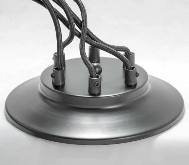 Люстра Lussole LSP-8554 ШИРЛИ — черный, ракурс 3