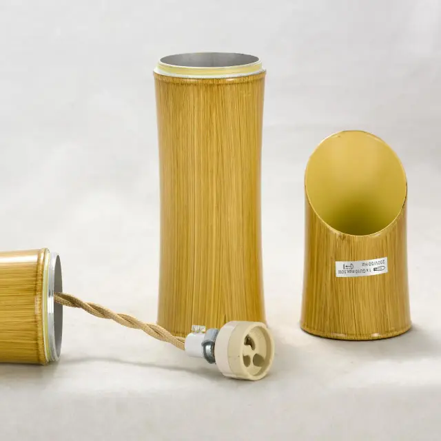 Светильник Lussole LSP-8563 БАМБУ — бежевый, ракурс 2