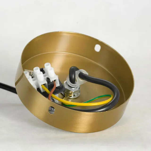 Светильник Lussole LSP-8586 КЛЕБУРН — золотой, ракурс 7