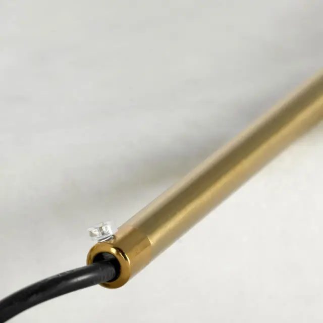 Светильник Lussole LSP-8589 КЛЕБУРН — золотой, ракурс 3