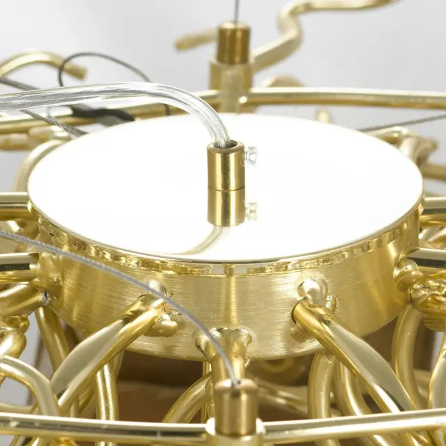 Люстра Lussole LSP-8606 АДАМС — золотой, ракурс 5