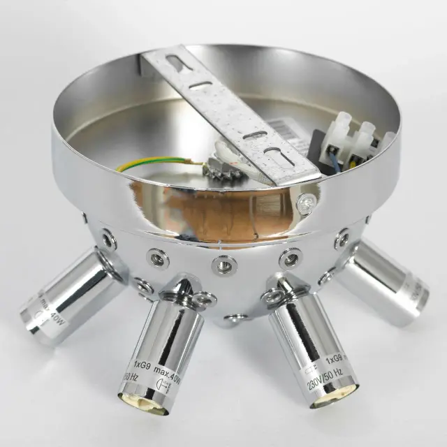 Люстра Lussole LSP-8780 ДАВИ — хром, ракурс 4