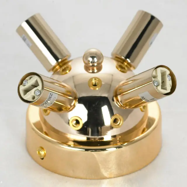 Люстра Lussole LSP-8781 ДАВИ — золотой, ракурс 3