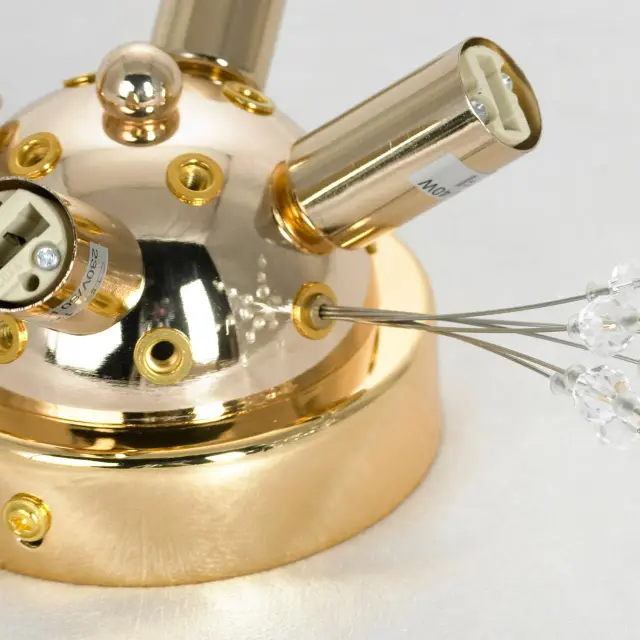 Люстра Lussole LSP-8781 ДАВИ — золотой, ракурс 4