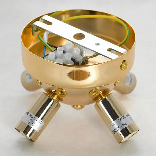 Люстра Lussole LSP-8781 ДАВИ — золотой, ракурс 6