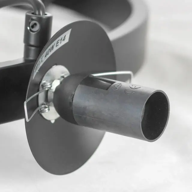 Светильник Lussole LSP-8797 ФИШЕРС — черный, ракурс 3