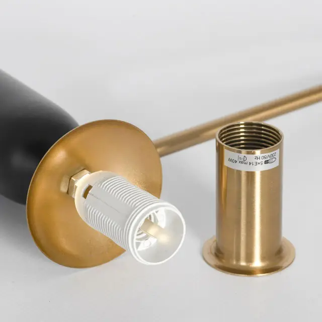 Люстра Lussole LSP-8821 ГРИНСБОРО — черный, ракурс 4