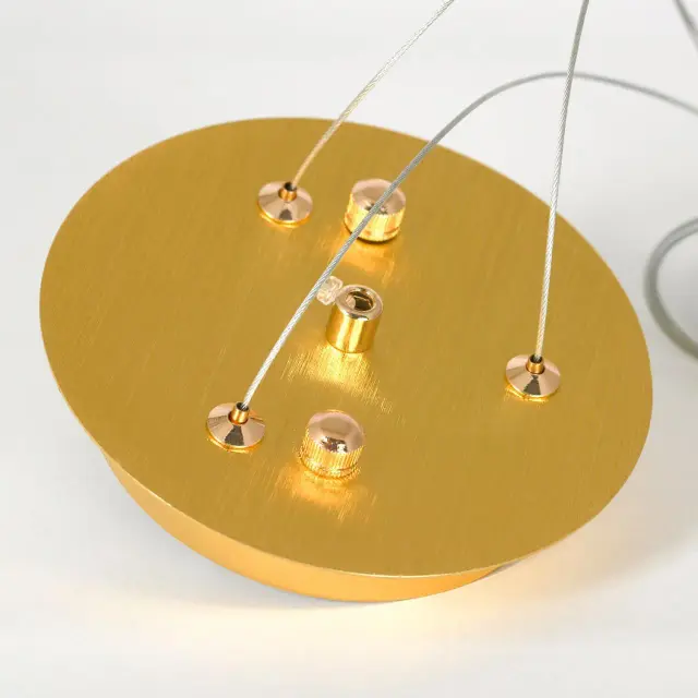 Люстра Lussole LSP-8850 МЕСА — золотой, ракурс 6