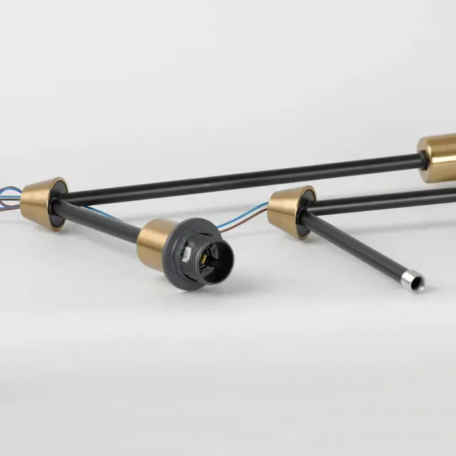 Люстра Lussole LSP-8879 СОЛАНО — черный, ракурс 3