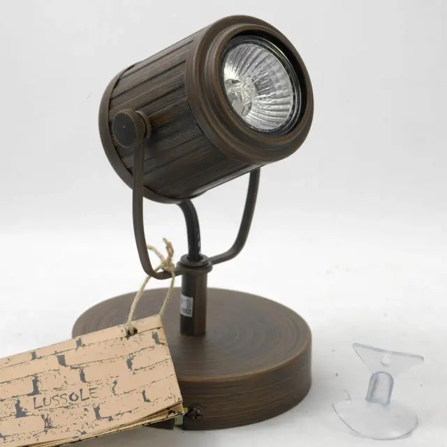 Спот Lussole LSP-9131 КЛИФТОН — коричневый, ракурс 2