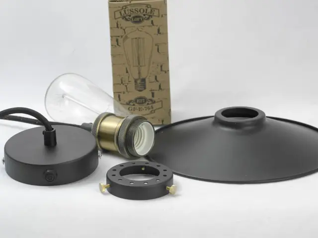 Светильник Lussole LSP-9600 НЬЮЙОРК — черный, ракурс 3
