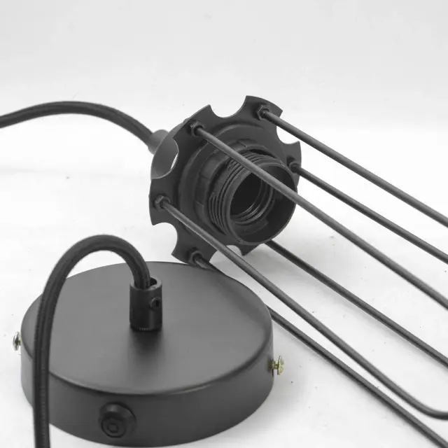 Светильник Lussole LSP-9608 АЙРОНДЕКОЙТ — черный, ракурс 5