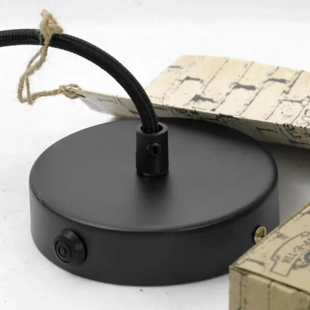 Светильник Lussole LSP-9608 АЙРОНДЕКОЙТ — черный, ракурс 7