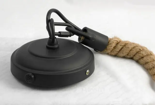 Светильник Lussole LSP-9667 ХЕМПСТЕД — черный, ракурс 4