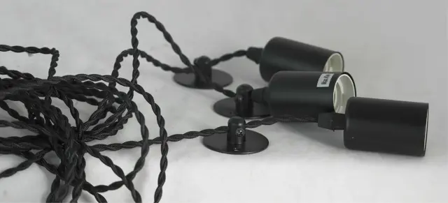 Светильник Lussole LSP-9840 ШИРЛИ — черный, ракурс 4