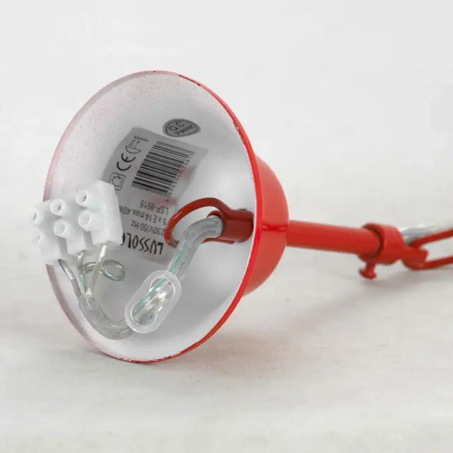 Люстра Lussole LSP-9915 КОНГРЕС — красный, ракурс 7