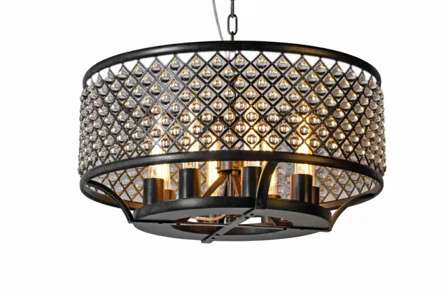 Люстра MAK Interior UR198-6 KLARIS — черный