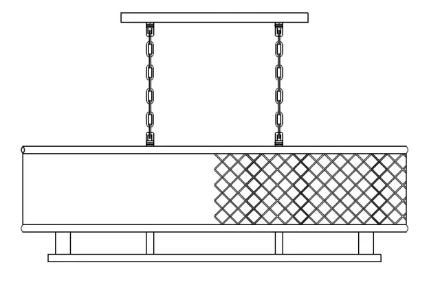 Светильник MAK Interior UR198B-10 KLARIS — черный, ракурс 2