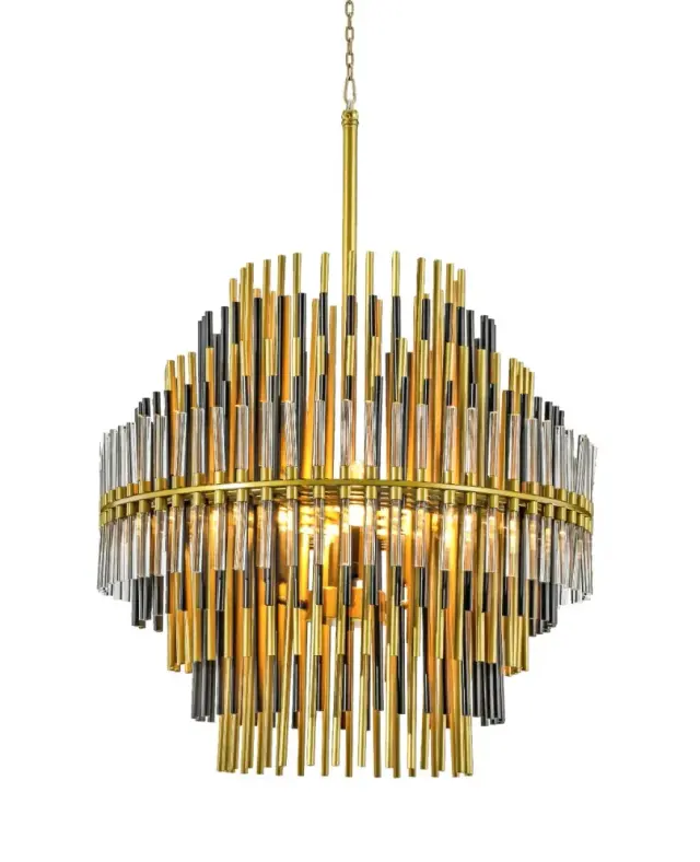 Люстра MAK Interior WTL1039-600 EMILE ROUND — золотой, ракурс 2