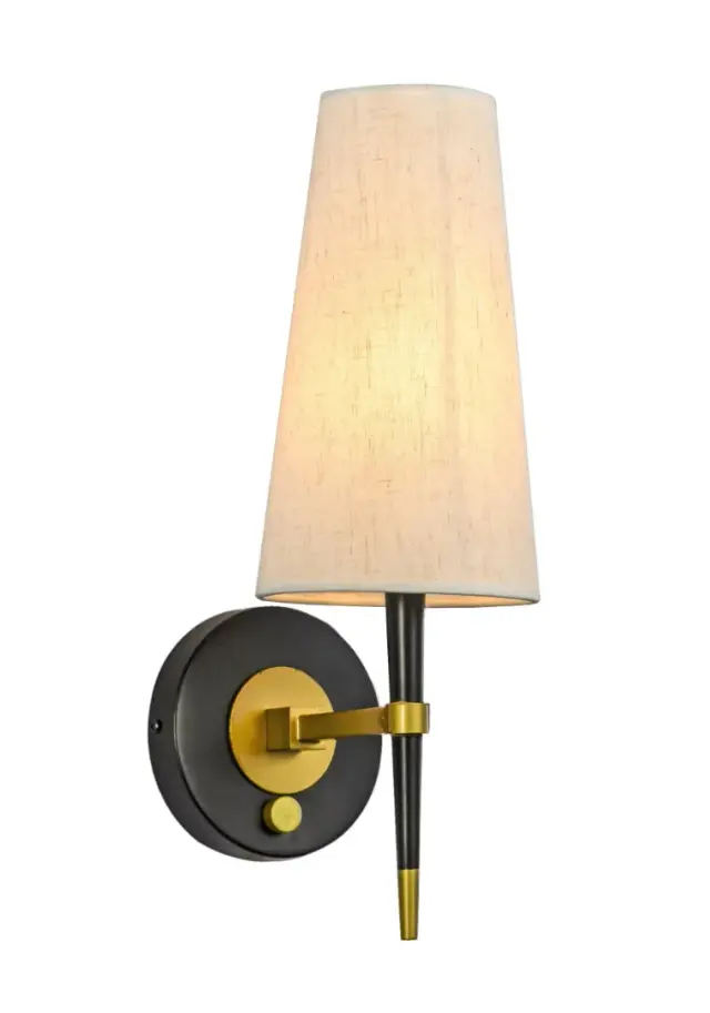 Бра MAK Interior WTL1042-W1 SIMPLE — черный, ракурс 2