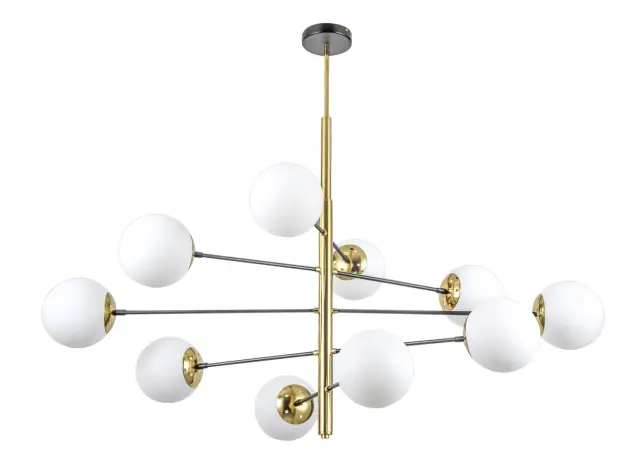 Люстра MAK Interior WTL1060-10GD DIFFERENT — золотой