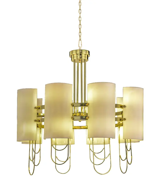 Люстра MAK Interior WTL1065-8GD LULLABY — золотой, ракурс 2