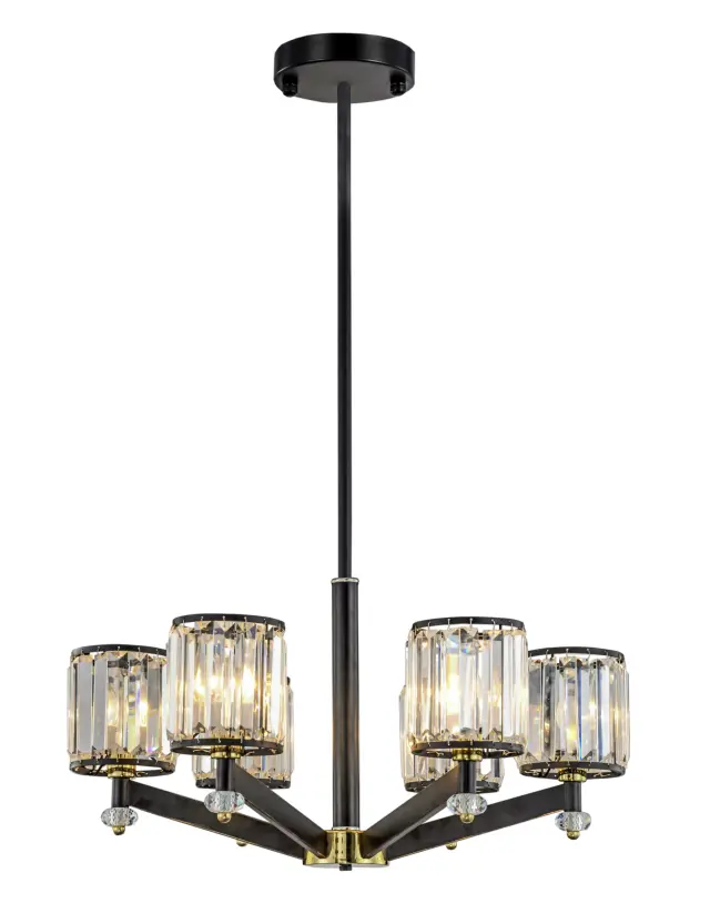 Люстра MAK Interior WTL1076-6 GARLEM — черный, ракурс 2