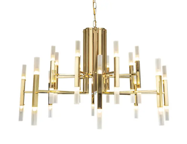 Люстра MAK Interior WTL1082-1082-2 KAMAEL — золотой, ракурс 2