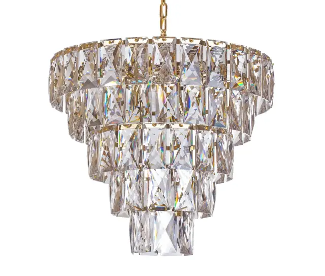 Люстра MAK Interior WTL1094-3 ODEON PLATE — золотой