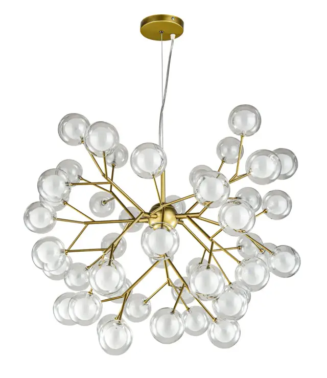 Люстра MAK Interior WTL116-600-BR-CL BOGATES — золотой