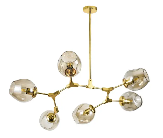 Люстра MAK Interior WTL1201-6GD-CO BRANCHING — золотой
