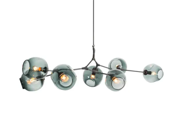 Люстра MAK Interior WTL1201-7BK-GR BRANCHING — черный