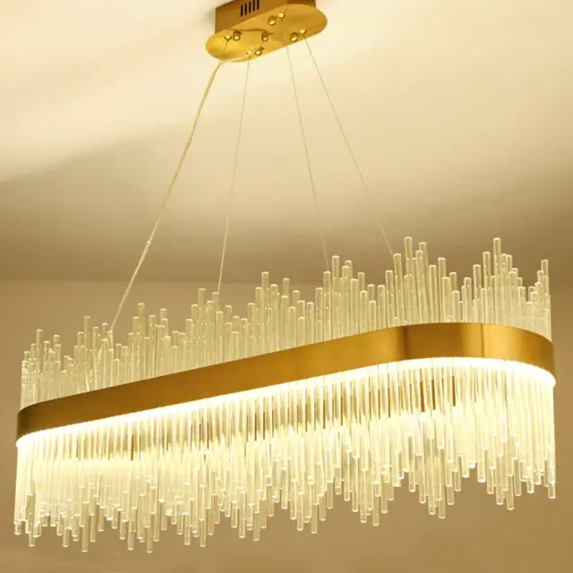 Светильник MAK Interior WTL1249-1000BR-CL STRIPGLASS — латунь, ракурс 2