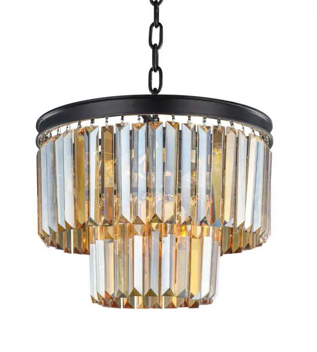 Люстра MAK Interior WTL1943-4BK-GR-AM ODEON — черный
