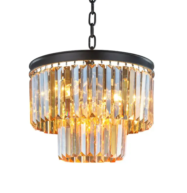 Люстра MAK Interior WTL1943-4BK-GR-AM ODEON — черный, ракурс 2
