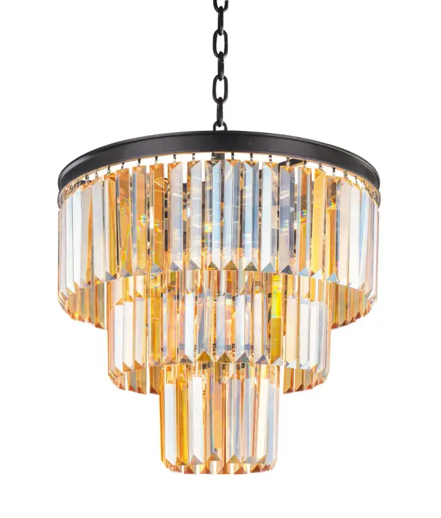 Люстра MAK Interior WTL1943-6BK-GR-AM ODEON — черный