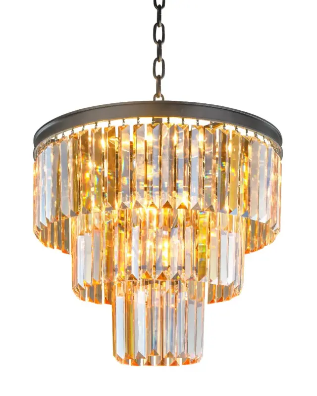Люстра MAK Interior WTL1943-6BK-GR-AM ODEON — черный, ракурс 2